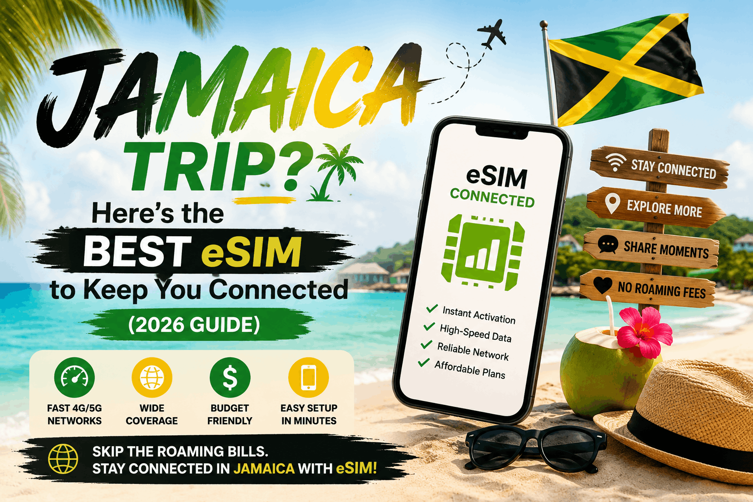 Jamaica Trip? Here’s the Best eSIM to Keep You Connected